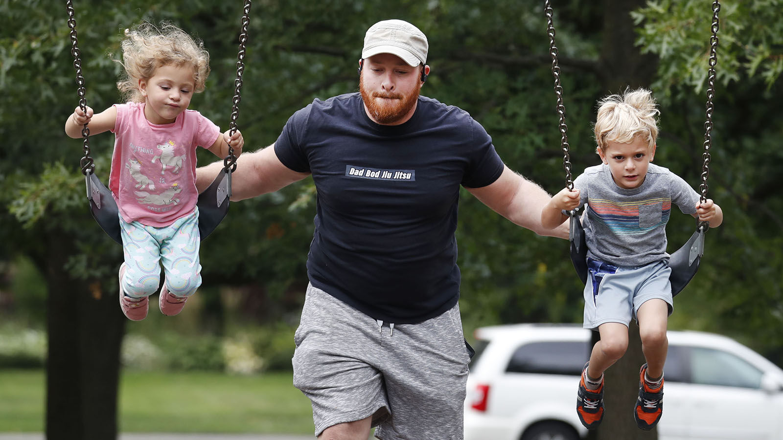 A push from Dad